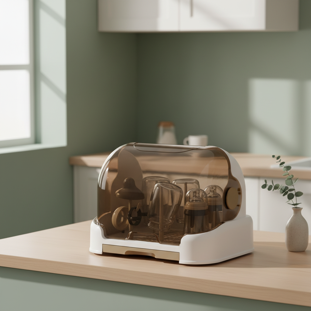 Brown Baby Bottle Organiser