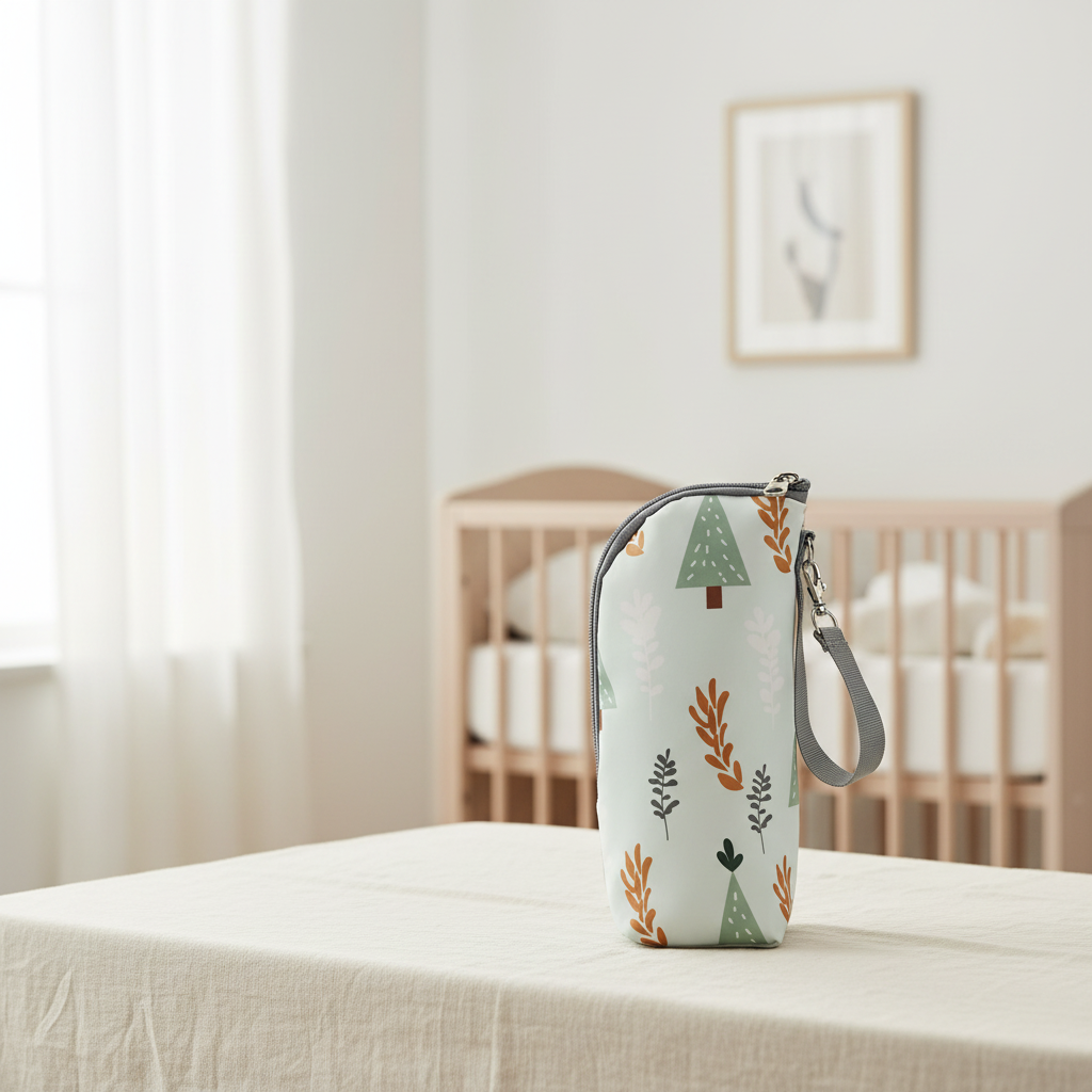 Insulated Bottle Carrier - Woodland Sage